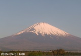 上午6点左右的富士山