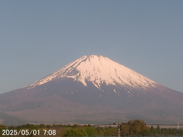 Mt. Fuji seen from gotemba. 