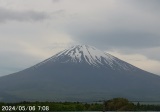 午前7時ごろの富士山