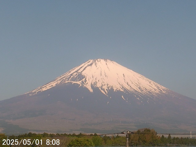 Mt. Fuji seen from gotemba. 