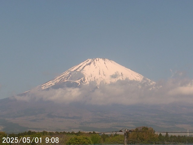 Mt. Fuji seen from gotemba. 