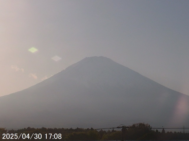 Mt. Fuji seen from gotemba. 