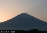 午後6時ごろの富士山