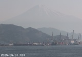 上午7點左右的富士山