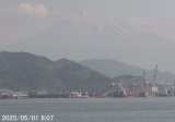 Mt. Fuji of about 8:00AM.