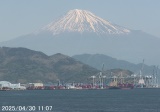 Mt. Fuji of about 11:00AM.