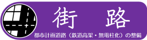 街路　都市計画道路(鉄道高架,無電柱化)の整備