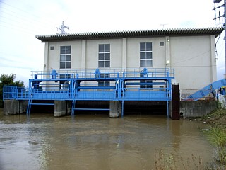 湛水防除堂川排水機場(函南町・伊豆の国市)