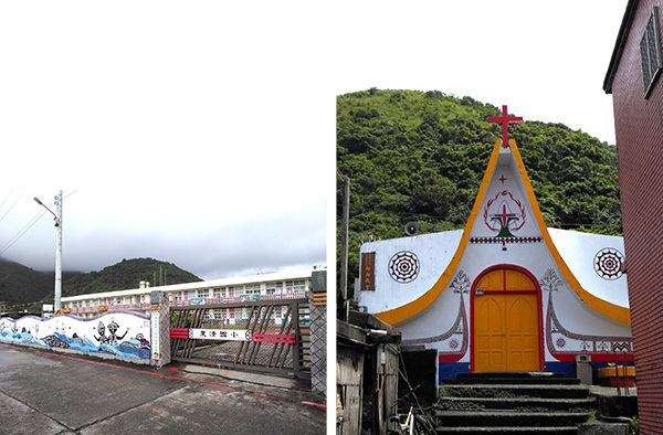 写真：学校　教会