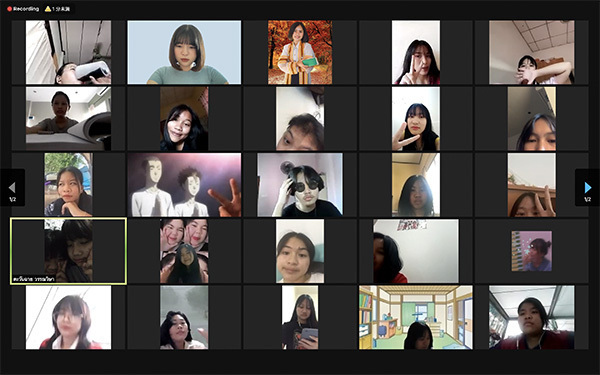 画面:ZOOM