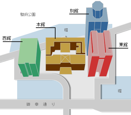イラスト：県庁配置図1