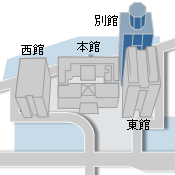 庁舎案内図：別館の位置