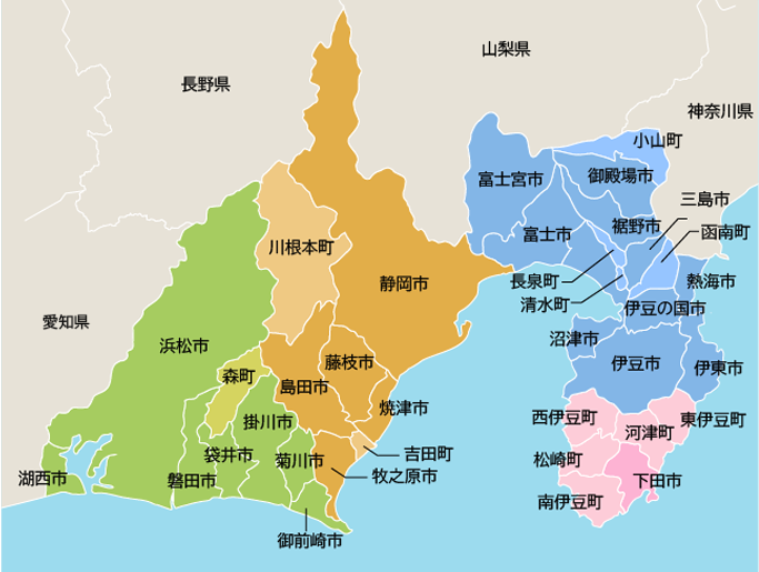 地図：県内市町