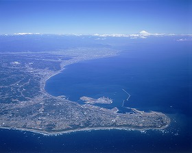 写真:御前崎港の全景