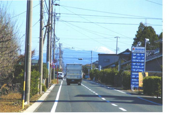 写真：県道305号線　和光町付近