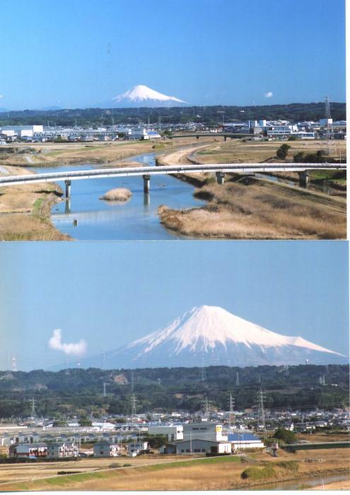 写真：掛川市役所大東支所展望台、及び旧大東体育館周辺