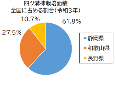 四ツ溝柿栽培面積グラフ