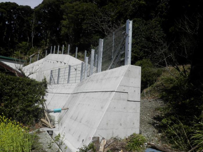 写真:急傾斜地崩壊対策事業