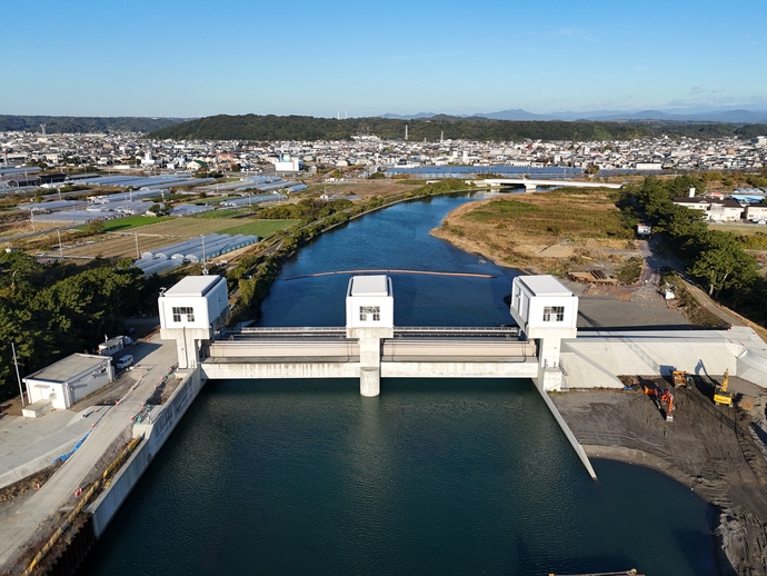 写真:河川整備事業