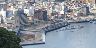 写真:熱海港海岸