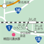 地図：柿田川周辺
