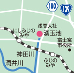 地図：湧玉池・神田川周辺