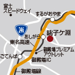 地図：銚子ヶ淵周辺