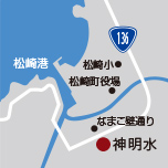 地図：神明水周辺