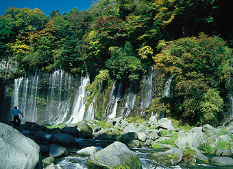 写真：白糸の滝