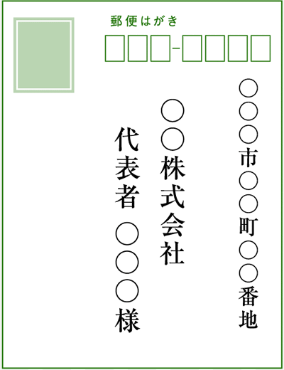 イラスト：クーリングオフの手続き記載例表