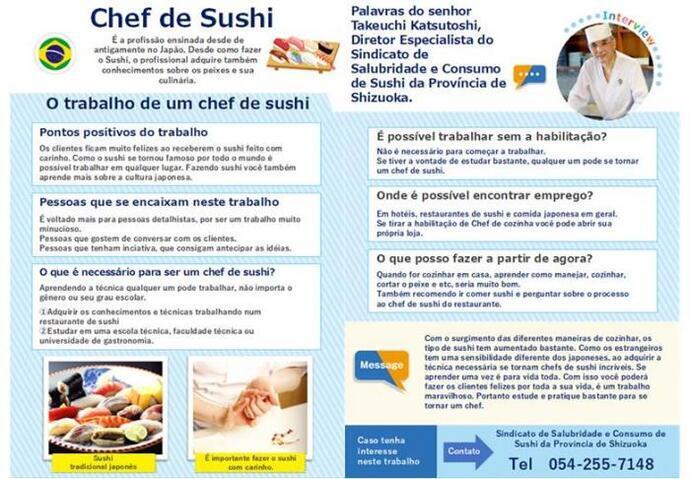 foto:Chef de Sushi Folheto