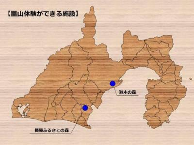 地図：里山体験施設
