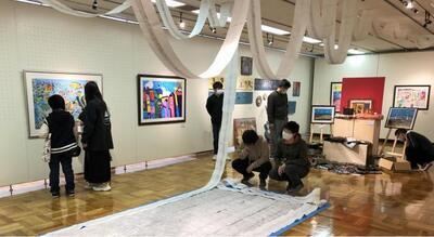 写真:アート作品展示の様子