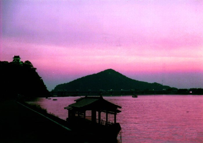 写真：夕暮れ富士