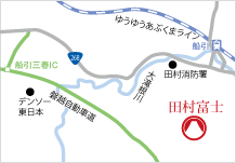 地図：田村富士アクセス