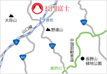 地図：長門富士アクセス
