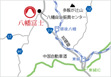 地図：八幡富士アクセス