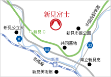 地図：新見富士アクセス
