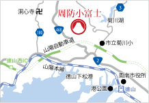 地図：周防小富士アクセス