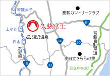 地図：久慈富士アクセス