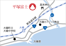 地図：平塚富士アクセス