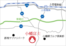地図：小幡富士アクセス