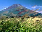 写真:秋の富士山