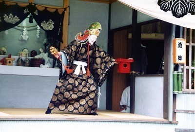 写真：大鍋子守神社の神楽