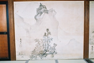 写真：紙本水墨四季山水障壁図