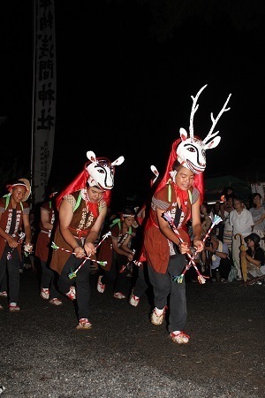 写真：徳山の盆踊