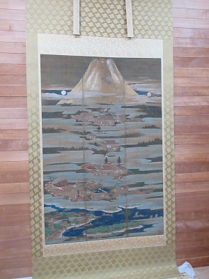写真：絹本著色富士曼荼羅図