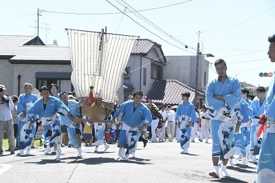 写真：飯津佐和乃神社の御船行事