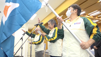 写真:選手宣誓