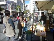 令和6年12月14日（土曜）に青葉シンボルロードで開催された農福連携マルシェの様子